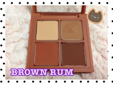 3CE MINI MULTI EYE COLOR PALETTE #BROWN RUM/3CE/アイシャドウパレットを使ったクチコミ（2枚目）