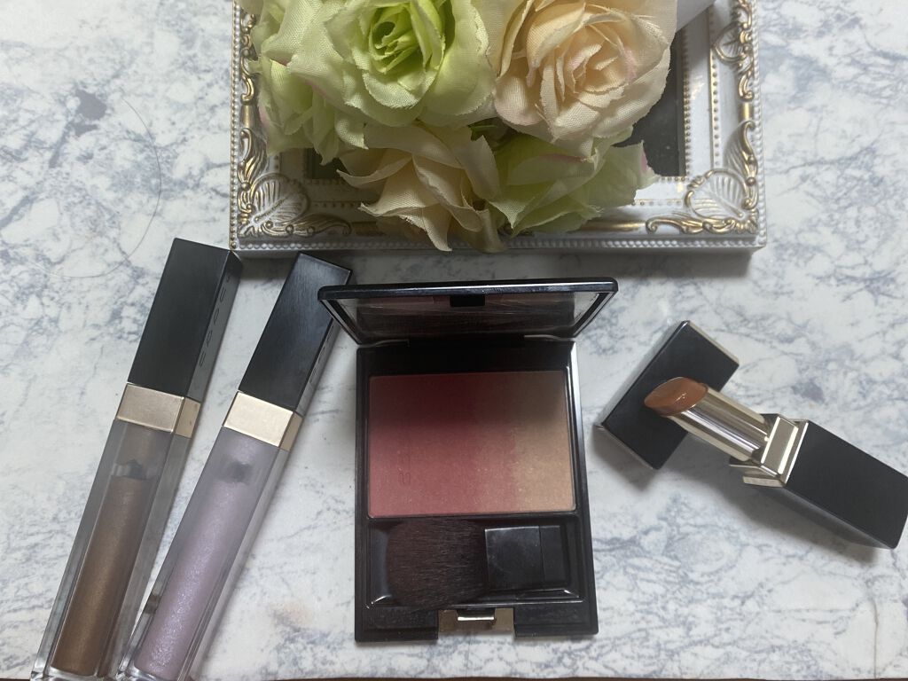 ピュア カラー ブラッシュ 10 淡靄 -USUMOYA/SUQQU/パウダーチークを使ったクチコミ（1枚目）