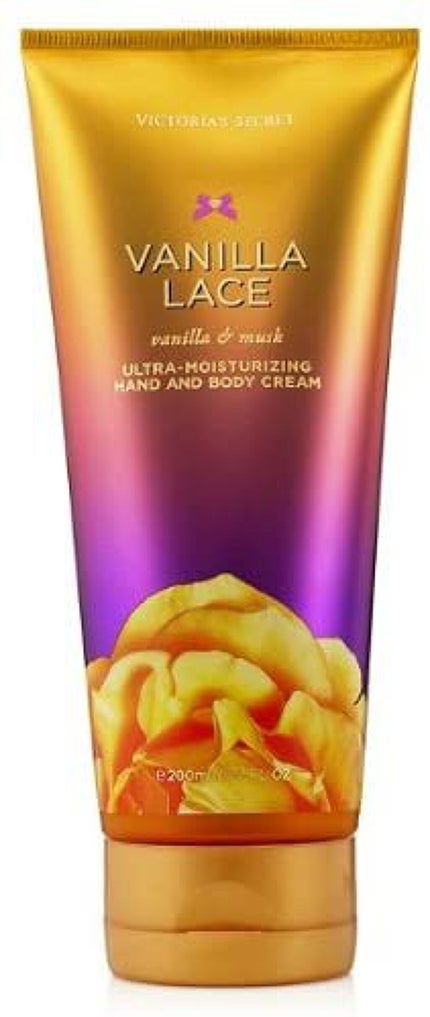 victoria's secret (ヴィクトリアズシークレット) ウルトラ モイスチュアライジング ハンド&ボディクリーム バニラレイス