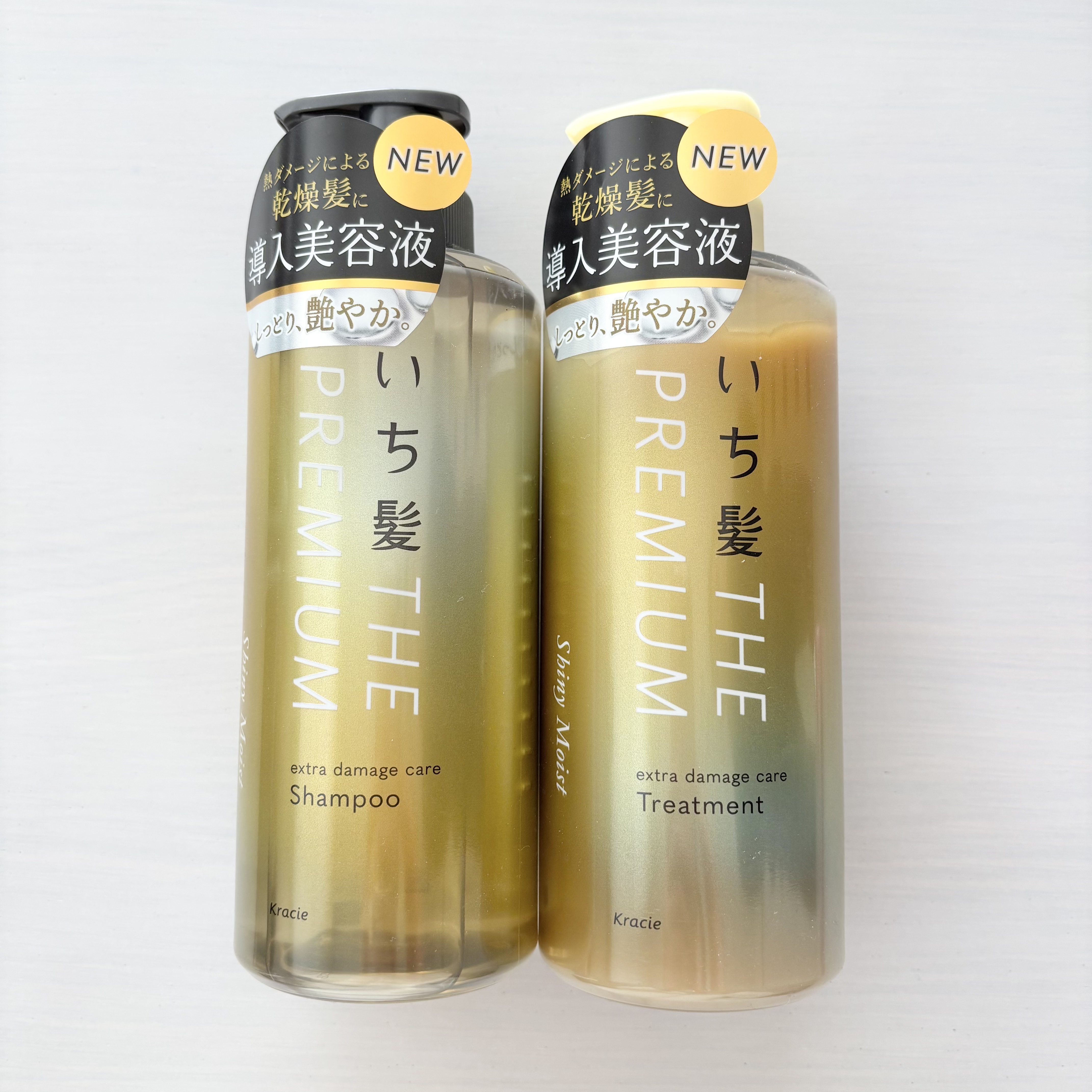 THE PREMIUM エクストラダメージケアシャンプー／トリートメント（シャイニーモイスト）/いち髪/市販シャンプーを使ったクチコミ（2枚目）