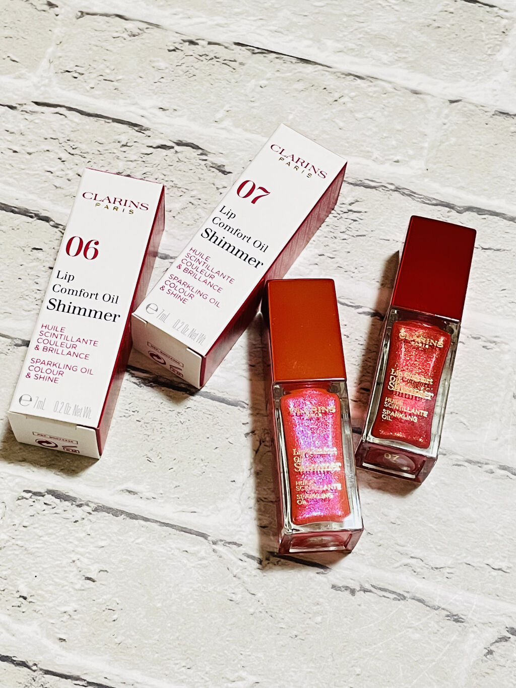 コンフォート リップオイル シマー/CLARINS/リップグロスを使ったクチコミ（3枚目）