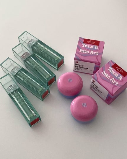 ブラリーリップムース/MERZY/ジェル・クリームチークを使ったクチコミ(4枚目)