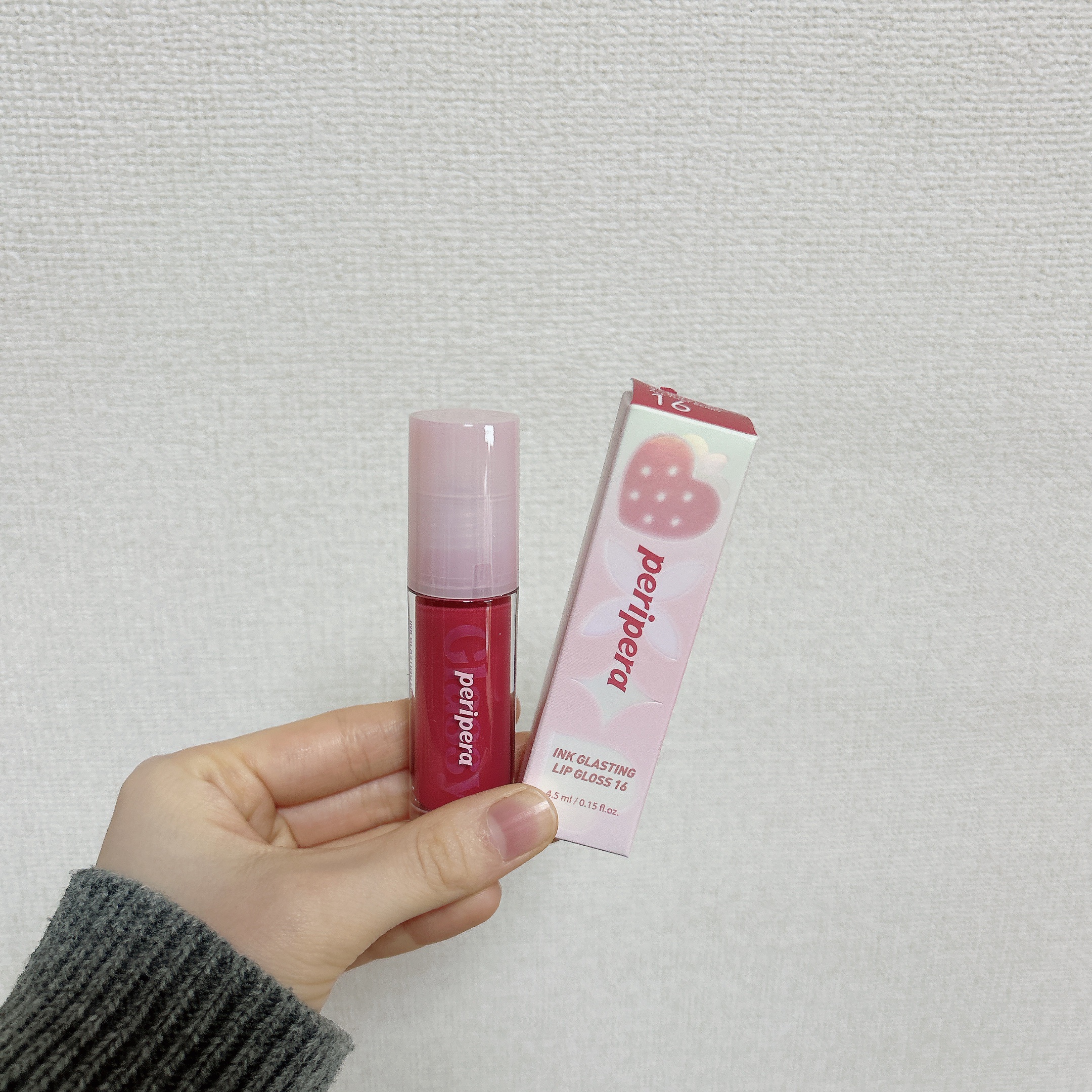 インク グラスティング リップ グロス/PERIPERA/リップグロスを使ったクチコミ（1枚目）