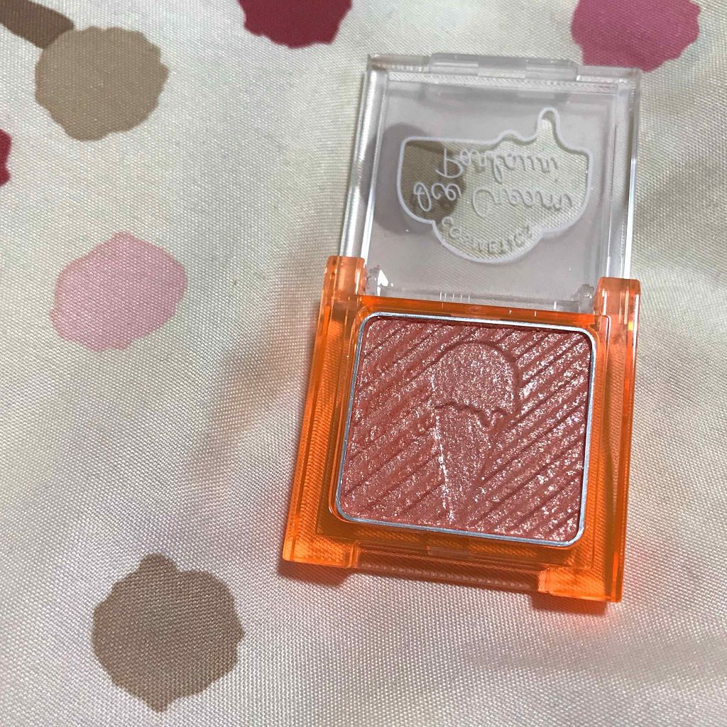 アイシャドウ/アイスクリームパーラー コスメティクス/単色アイシャドウを使ったクチコミ(2枚目)