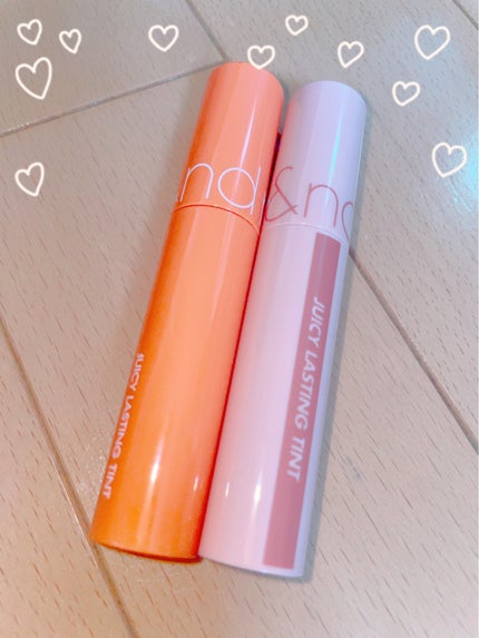 ジューシーラスティングティント/rom&nd/リップティントを使ったクチコミ(1枚目)