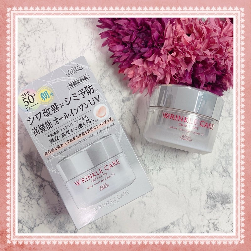 リンクルケア ホワイト モイストジェルクリーム UV/グレイスワン/オールインワン化粧品を使ったクチコミ(1枚目)