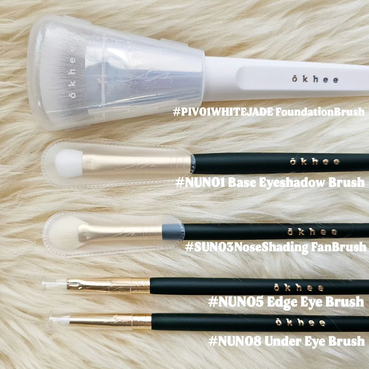 okhee 白玉ファンデーションブラシ/SOOA DOR/メイクブラシを使ったクチコミ（2枚目）
