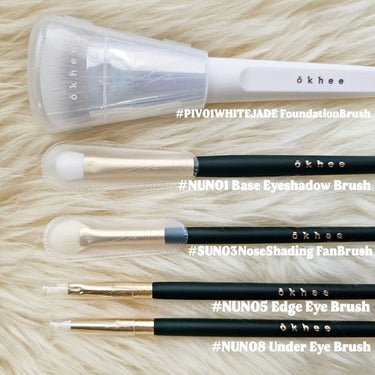 okhee Under Eye Brush(NUN08)/SOOA DOR/メイクブラシを使ったクチコミ（2枚目）