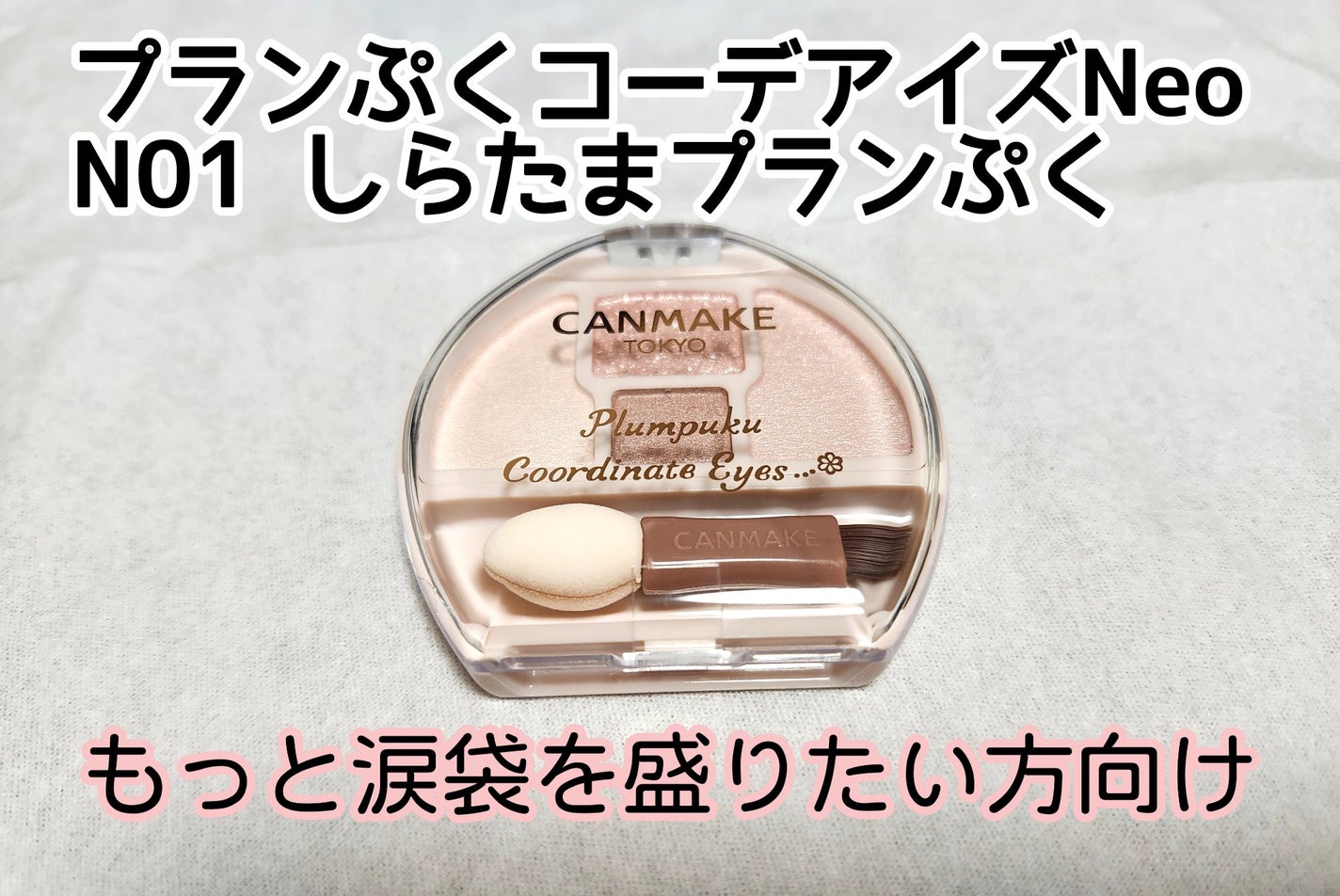 プランぷくコーデアイズNeo/キャンメイク/アイシャドウを使ったクチコミ(1枚目)