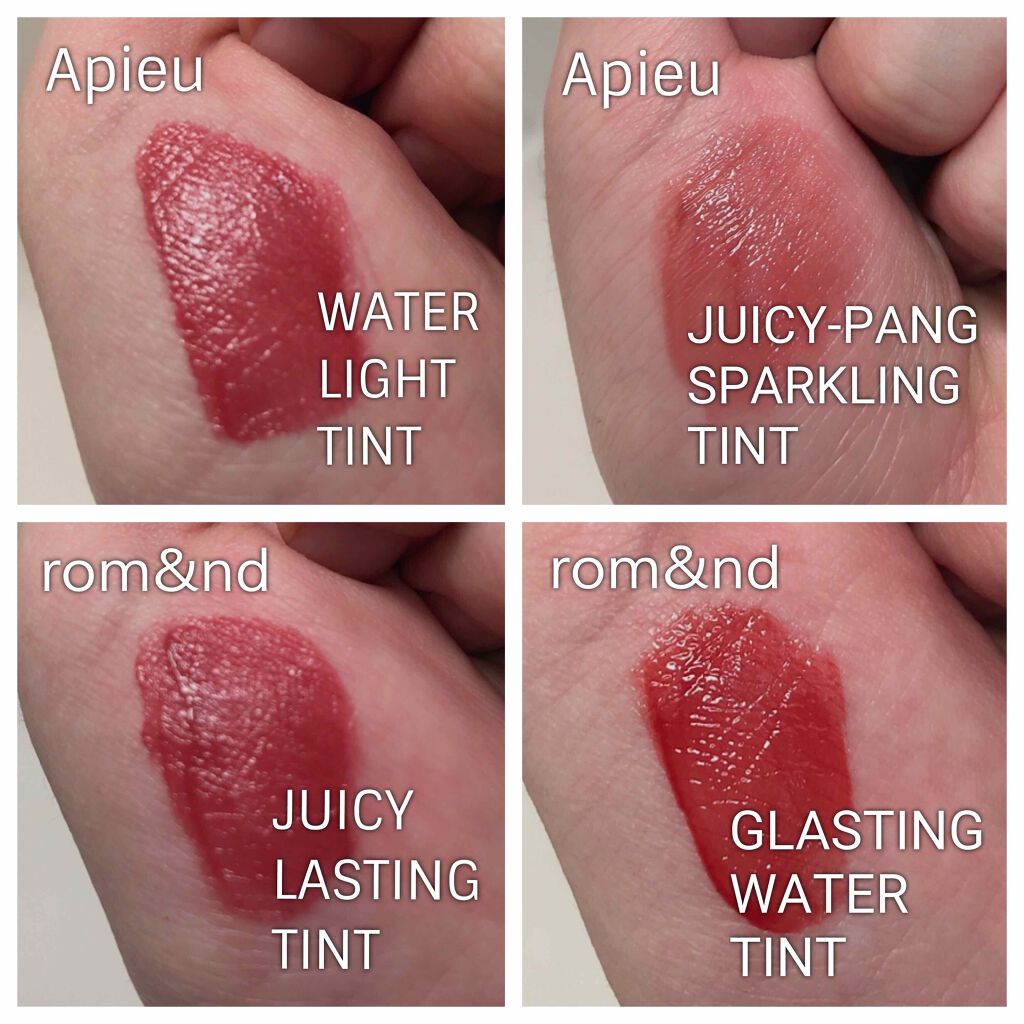 アピュー ウォーターライト ティント/A’pieu/リップティントを使ったクチコミ（2枚目）