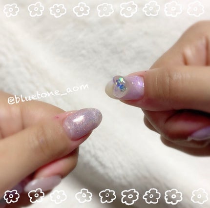 ジェルネイル(ライト対応)/セリア/ジェルネイルを使ったクチコミ(4枚目)