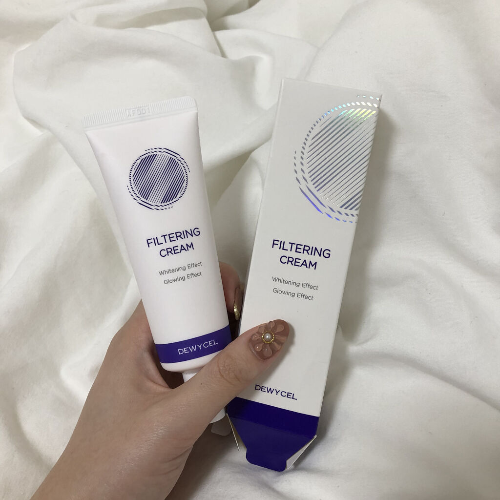 フィルタリングクリーム/DEWYCEL/日焼け止めクリームを使ったクチコミ（1枚目）