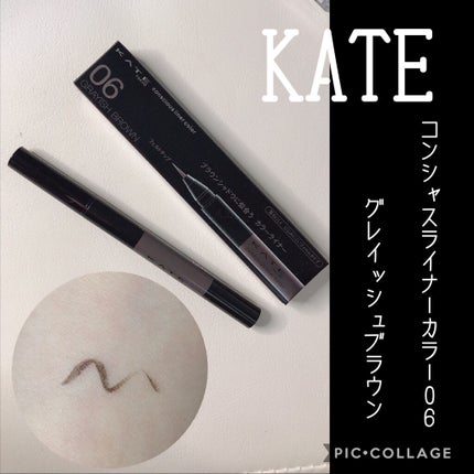 コンシャスライナーカラー/KATE/リキッドアイライナーを使ったクチコミ(1枚目)