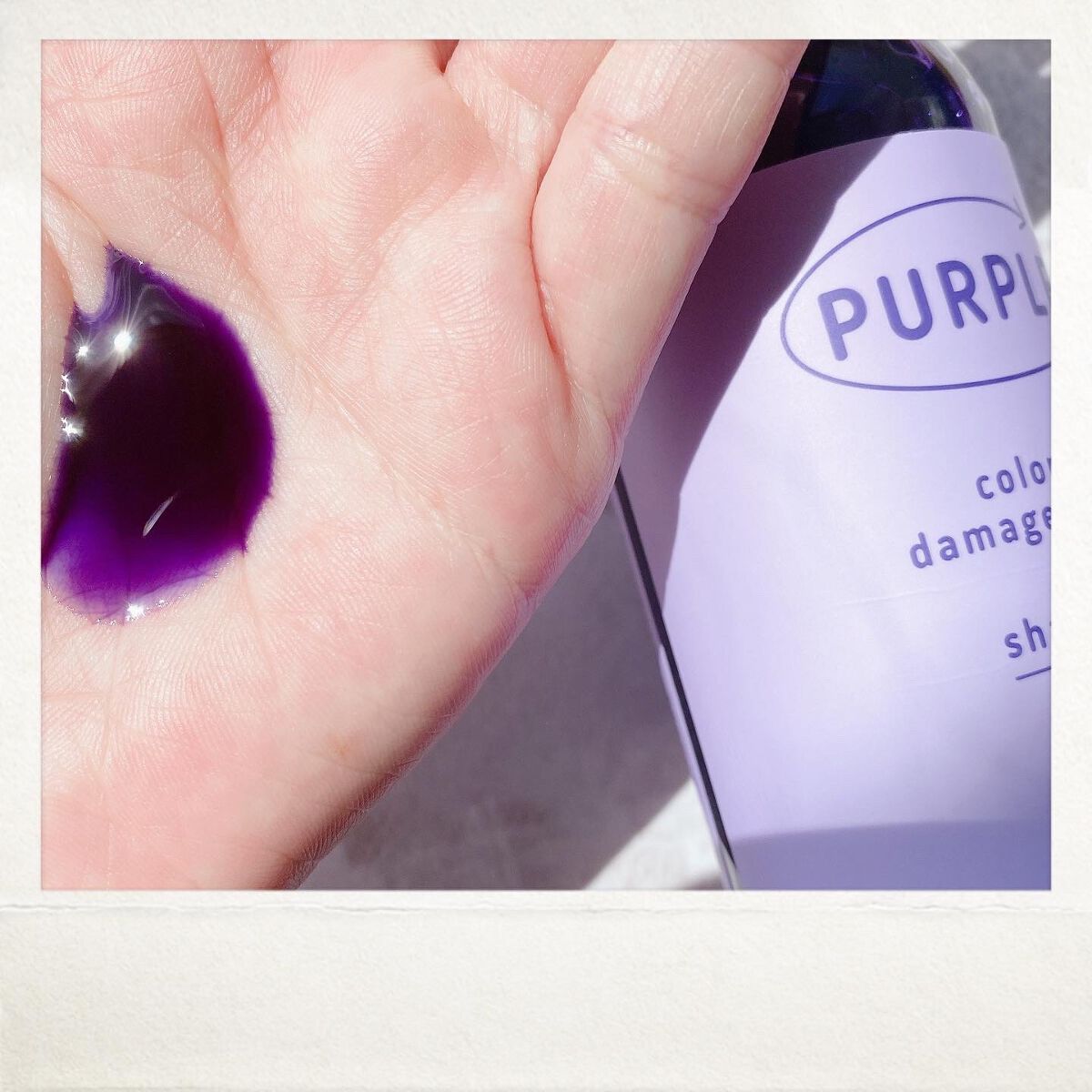 カラーシャンプー＆トリートメント トリートメント パープル/ダイアン/市販シャンプーを使ったクチコミ（2枚目）