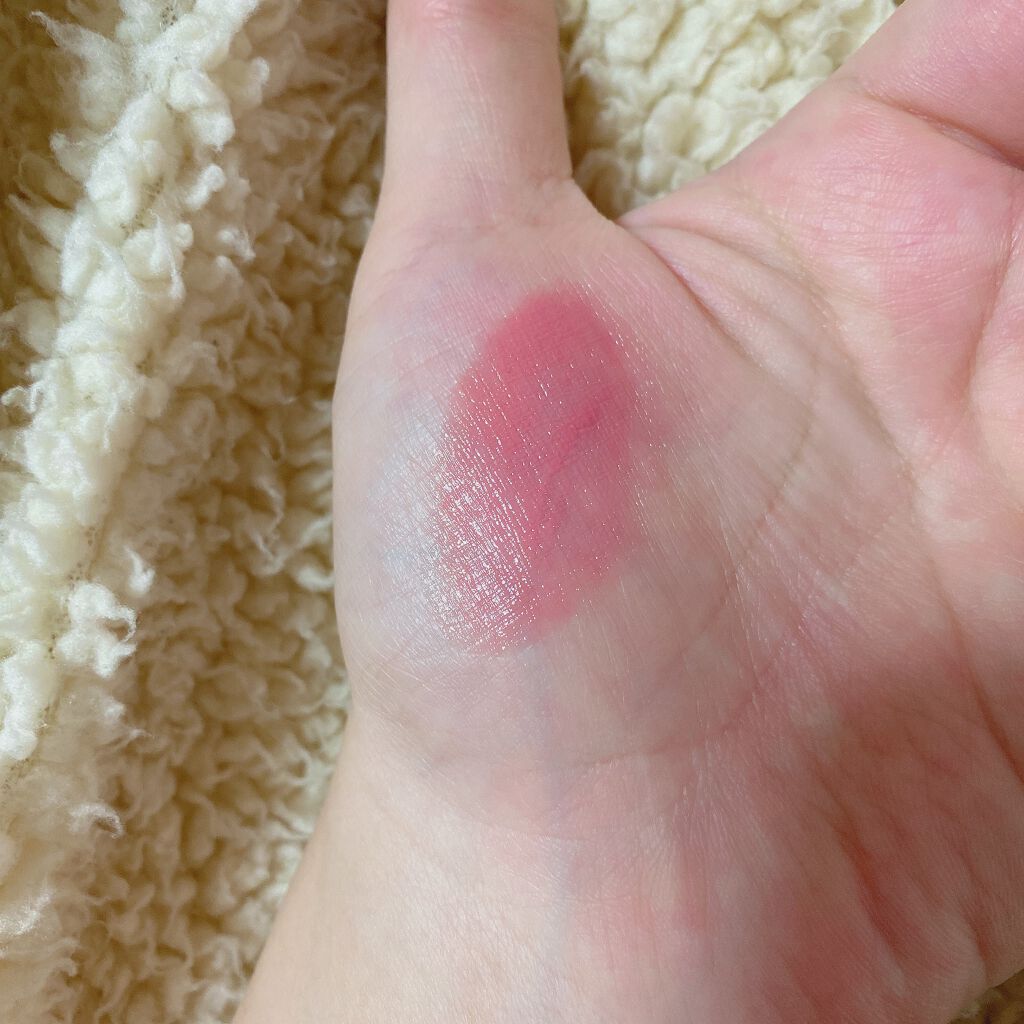 ラスティンググロスリップ/CEZANNE/口紅を使ったクチコミ（2枚目）