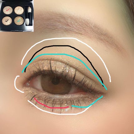 レ キャトル オンブル/CHANEL/アイシャドウパレットを使ったクチコミ(6枚目)