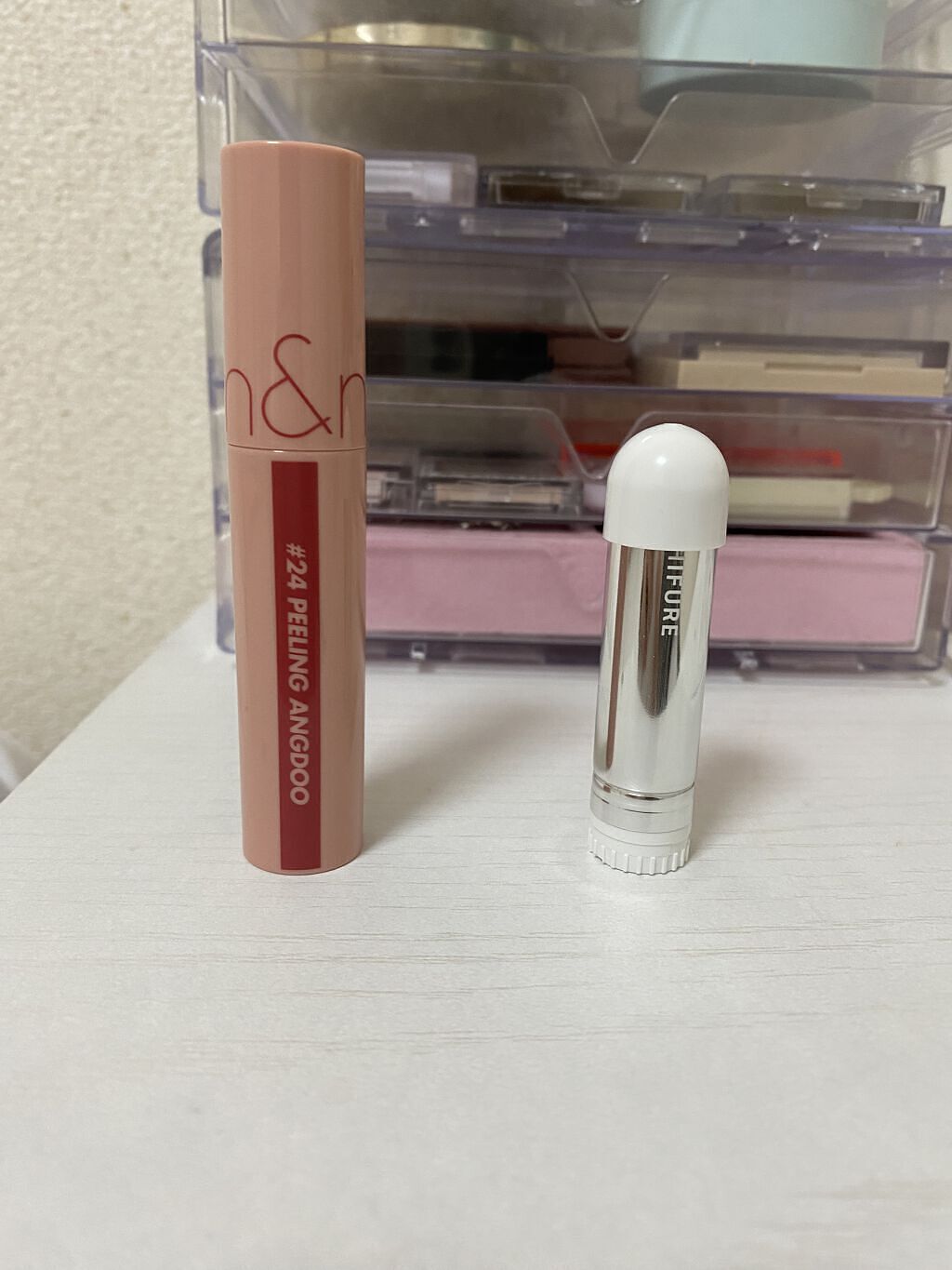 ジューシーラスティングティント/rom&nd/リップティントを使ったクチコミ（2枚目）