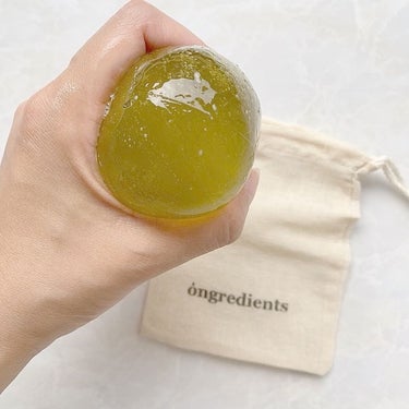 Jeju Green Tea Cleansing Ball/Ongredients/洗顔石鹸を使ったクチコミ（2枚目）