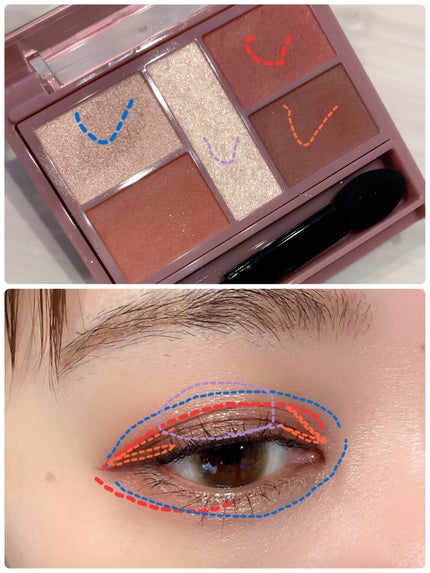 パーフェクトスタイリストアイズ/キャンメイク/アイシャドウパレットを使ったクチコミ(5枚目)