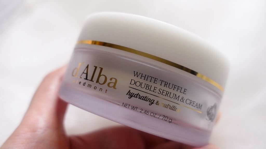 ホワイトトリュフダブルセラムアンドクリーム/ダルバ/フェイスクリームを使ったクチコミ(2枚目)