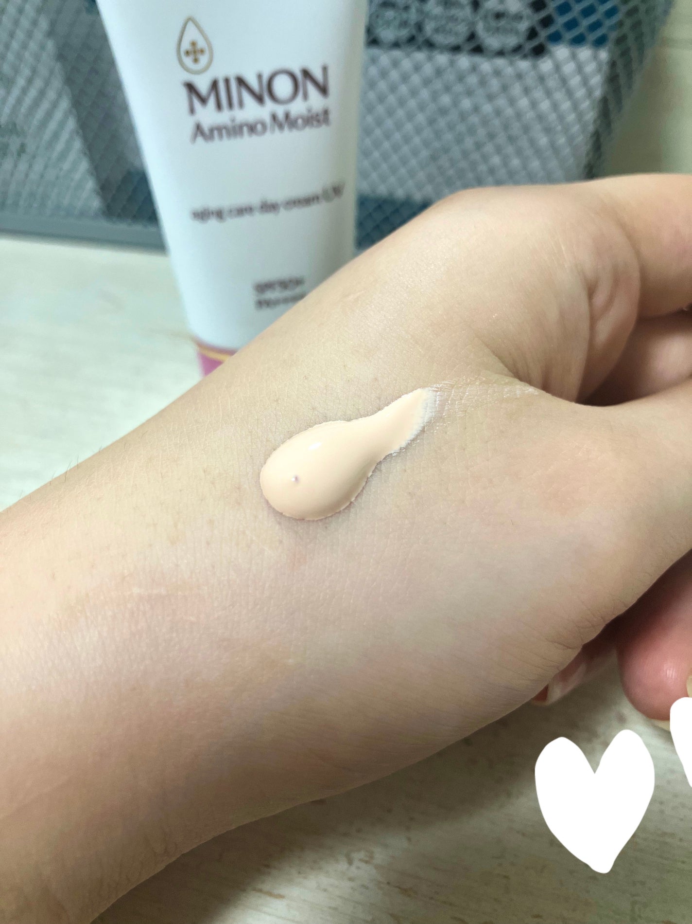 ミノン アミノモイスト エイジングケア デイクリームUV/ミノン/日焼け止めクリームを使ったクチコミ(2枚目)