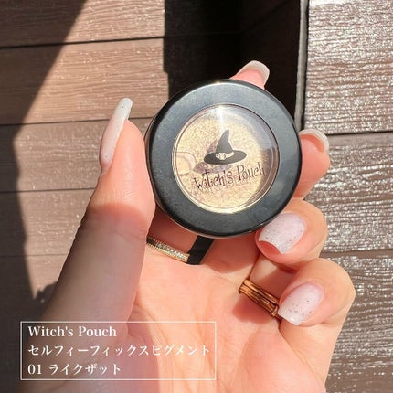 セルフィーフィックスピグメント 01 ライクザット/Witch's Pouch/単色アイシャドウを使ったクチコミ(2枚目)