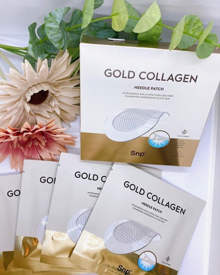 ゴールドコラーゲンニードルパッチ/SNP/アイケア・アイクリームを使ったクチコミ(2枚目)
