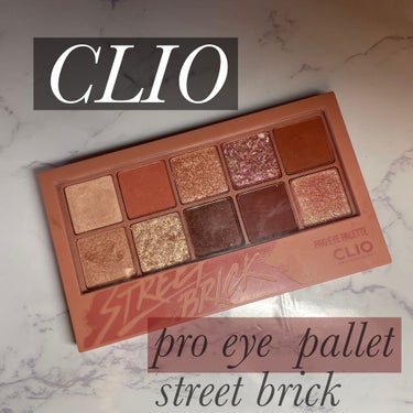 CLIO プロ アイ パレットのクチコミ「
◼️#CLIO #プロアイパレット    
￥3400

#04 #streetbrick
.....」（1枚目）