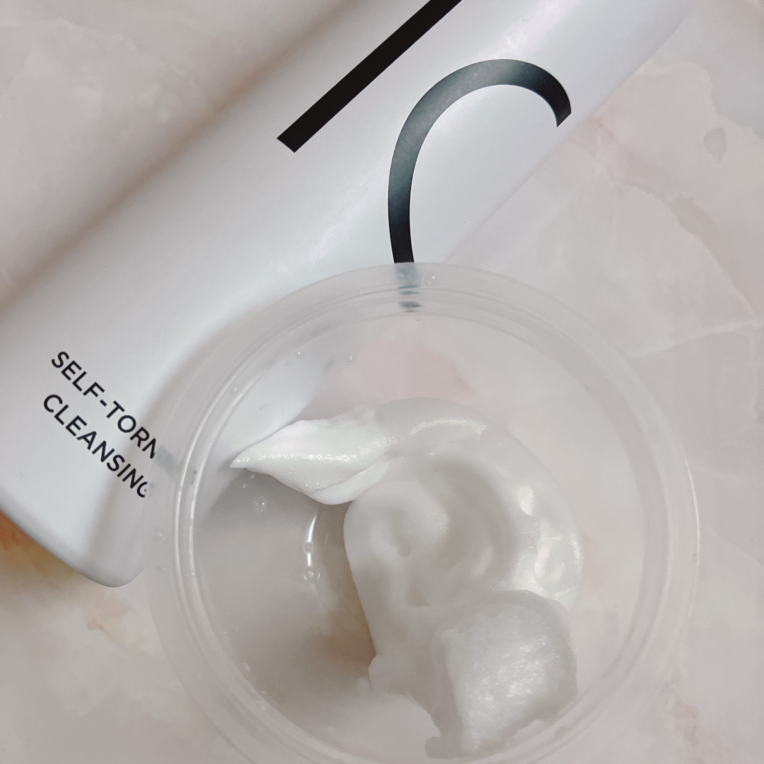 セルフトーニングクレンジング/10SKIN/泡洗顔を使ったクチコミ（3枚目）