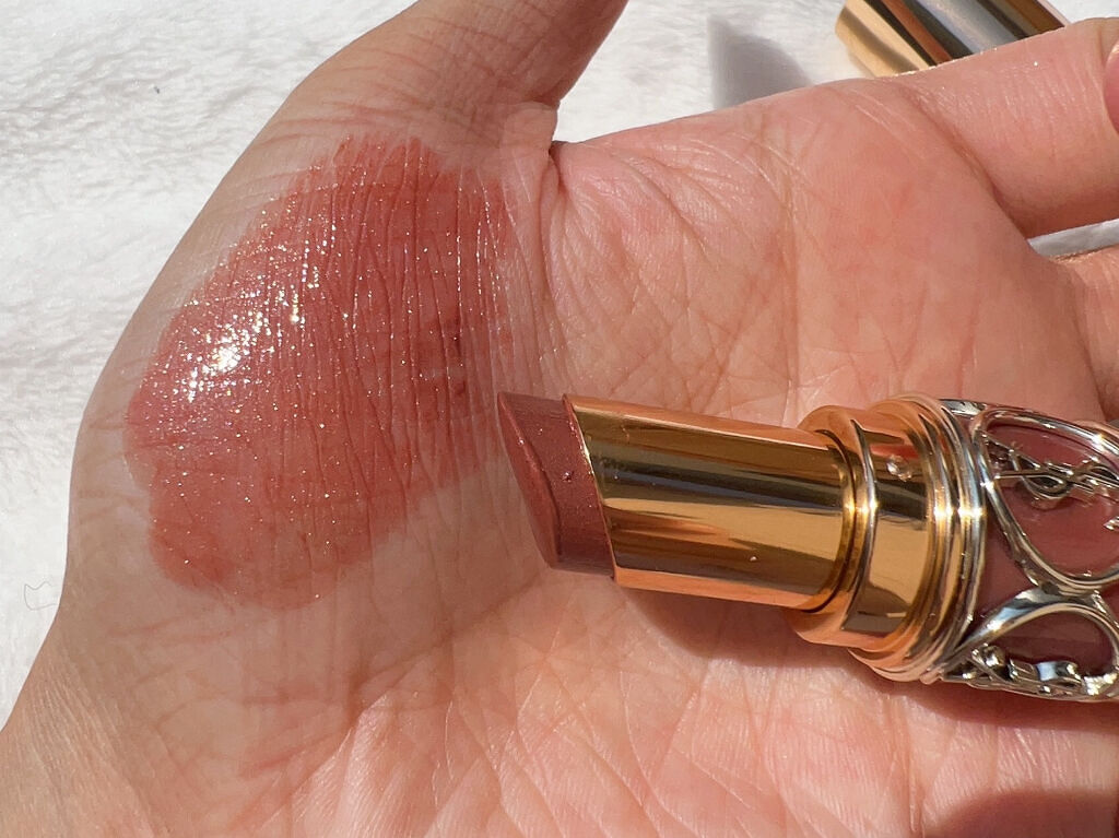 ルージュ ヴォリュプテ シャイン/YVES SAINT LAURENT BEAUTE/口紅を使ったクチコミ（3枚目）