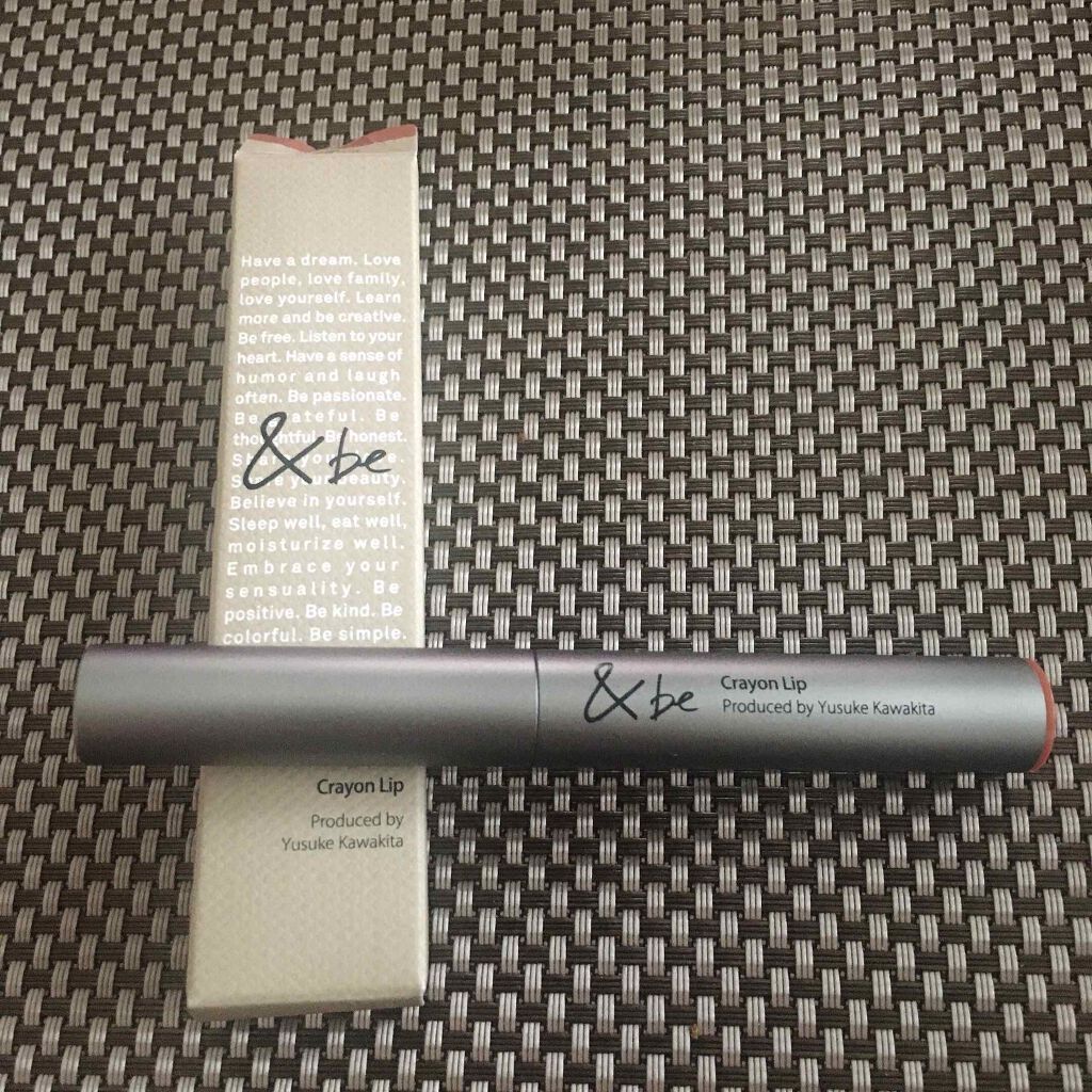 クレヨンリップ/&be/口紅を使ったクチコミ(1枚目)