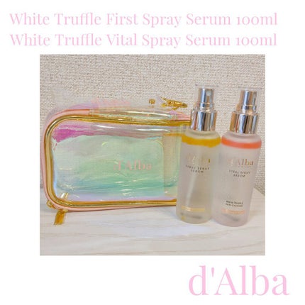 ダルバ ホワイトトリュフファーストスプレーセラム/ダルバ/ミスト状化粧水を使ったクチコミ(1枚目)