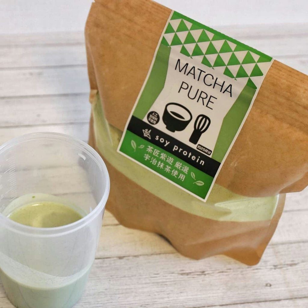 MATCHA PURE(プロテインパウダー)/ピュアパートナー/ソイプロテインを使ったクチコミ(4枚目)