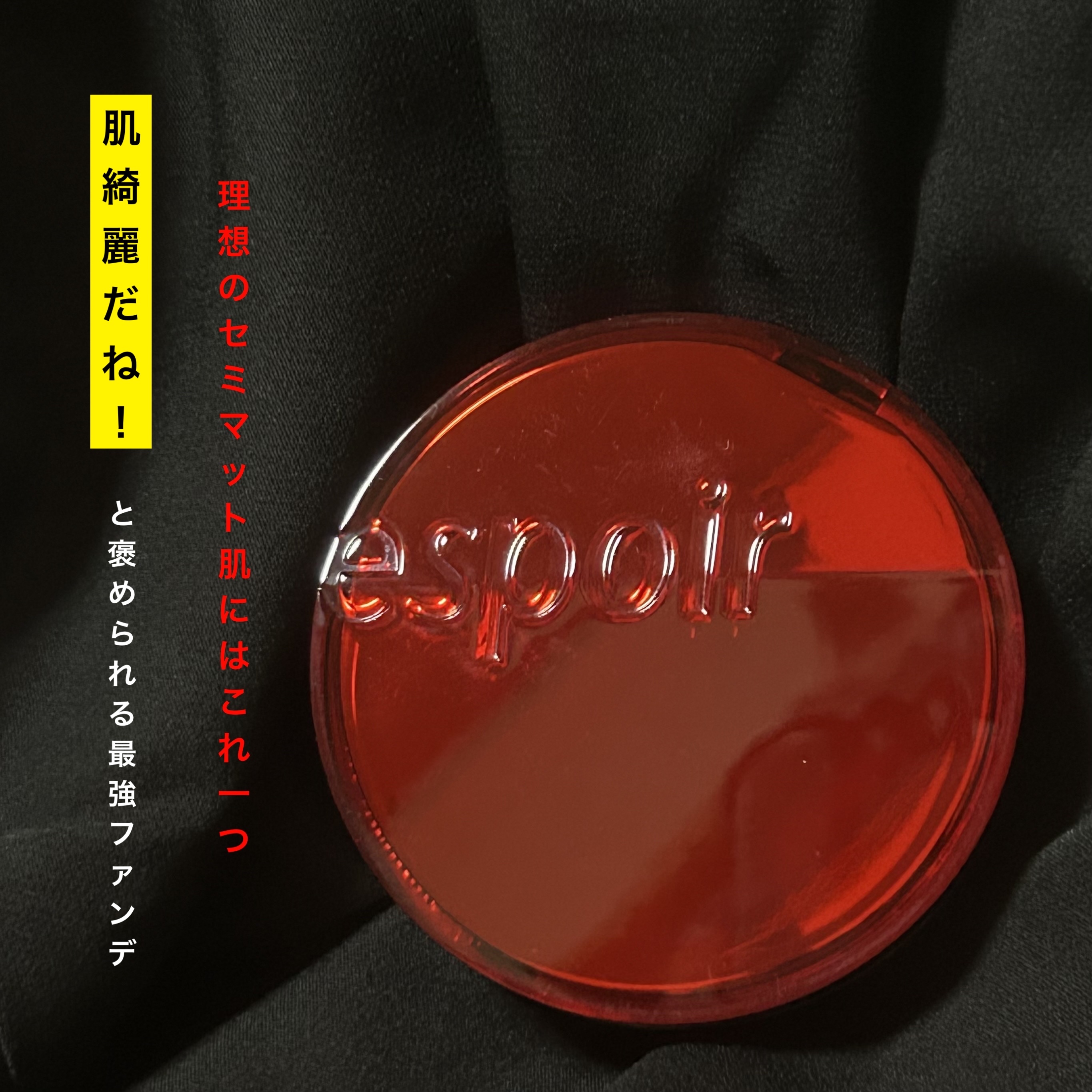 プロテーラービーベルベットカバークッション/espoir/クッションファンデーションを使ったクチコミ（1枚目）