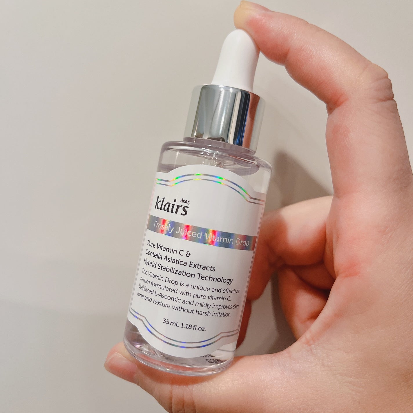 フレッシュリージュースドビタミンドロップ(35ml)/Klairs/美容液を使ったクチコミ(5枚目)