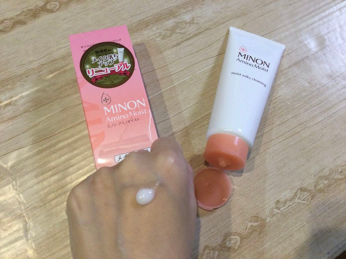 ミノン アミノモイスト モイストミルキィ クレンジング/ミノン/ミルククレンジングを使ったクチコミ(1枚目)
