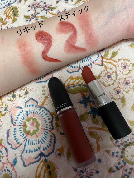 パウダーキス リップスティック/M・A・C/口紅を使ったクチコミ(4枚目)