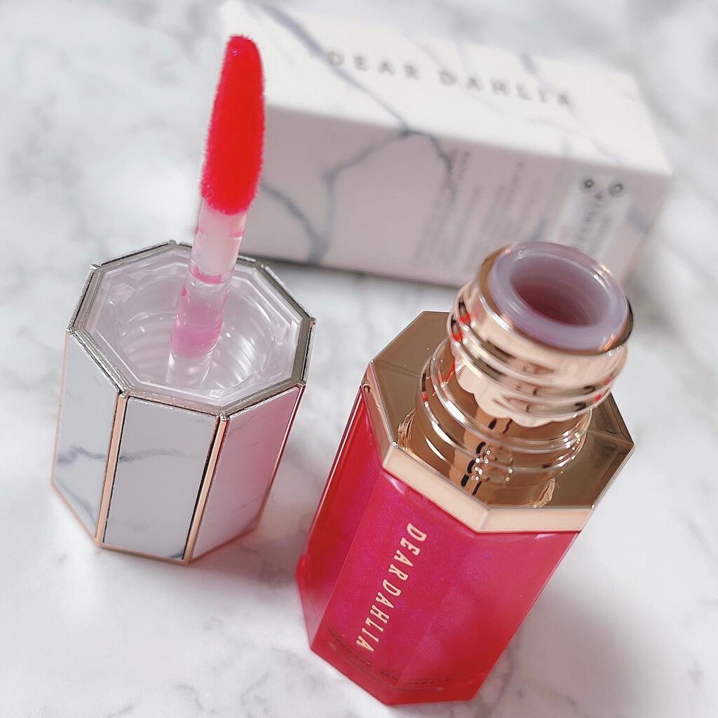 パラダイスオーロラシャインリップトリートメント トワイライト/DEAR DAHLIA/リップグロスを使ったクチコミ（3枚目）