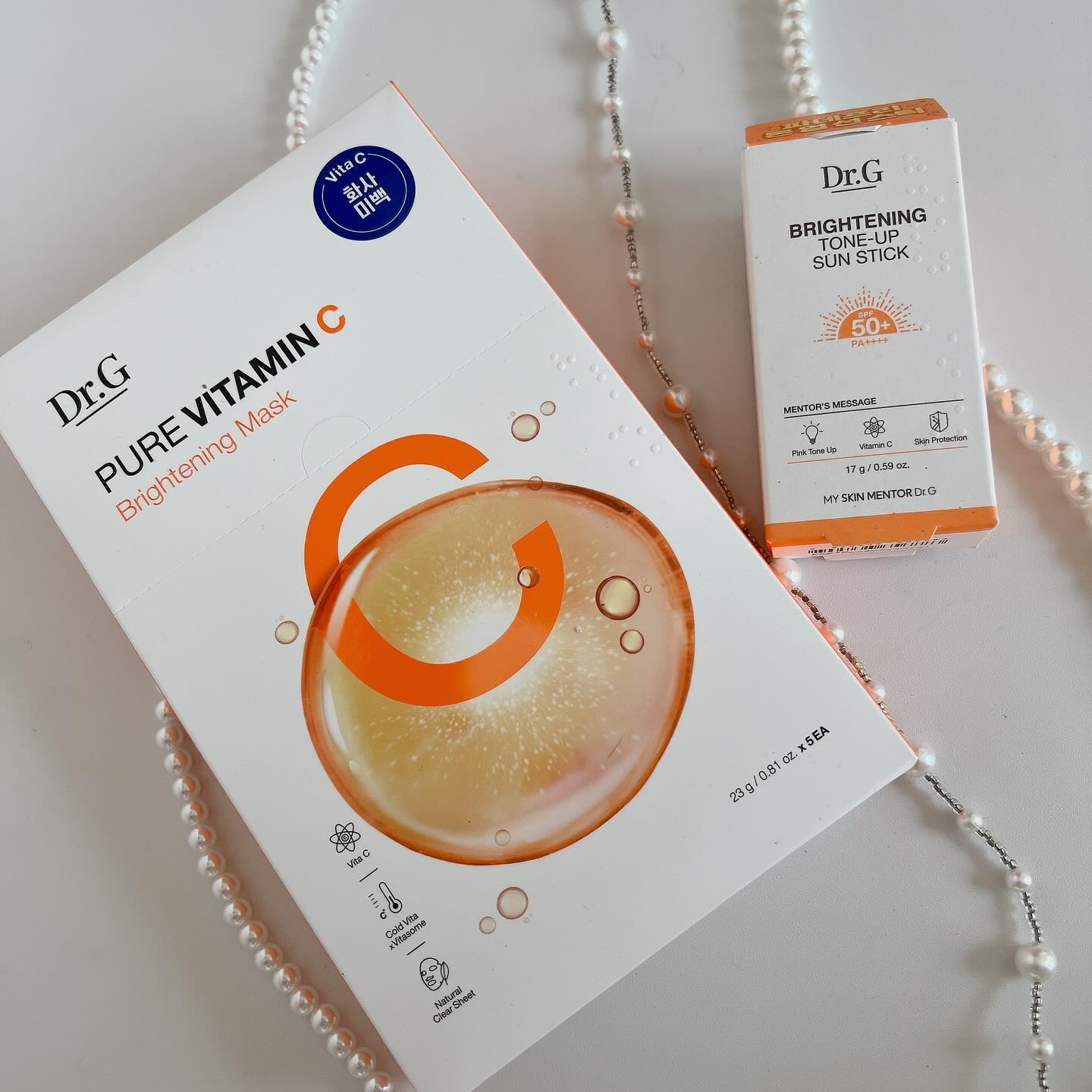 ドクタージー ピュア ビタミンC ブライトニングマスク/Dr.G/シートマスク・パックを使ったクチコミ（1枚目）
