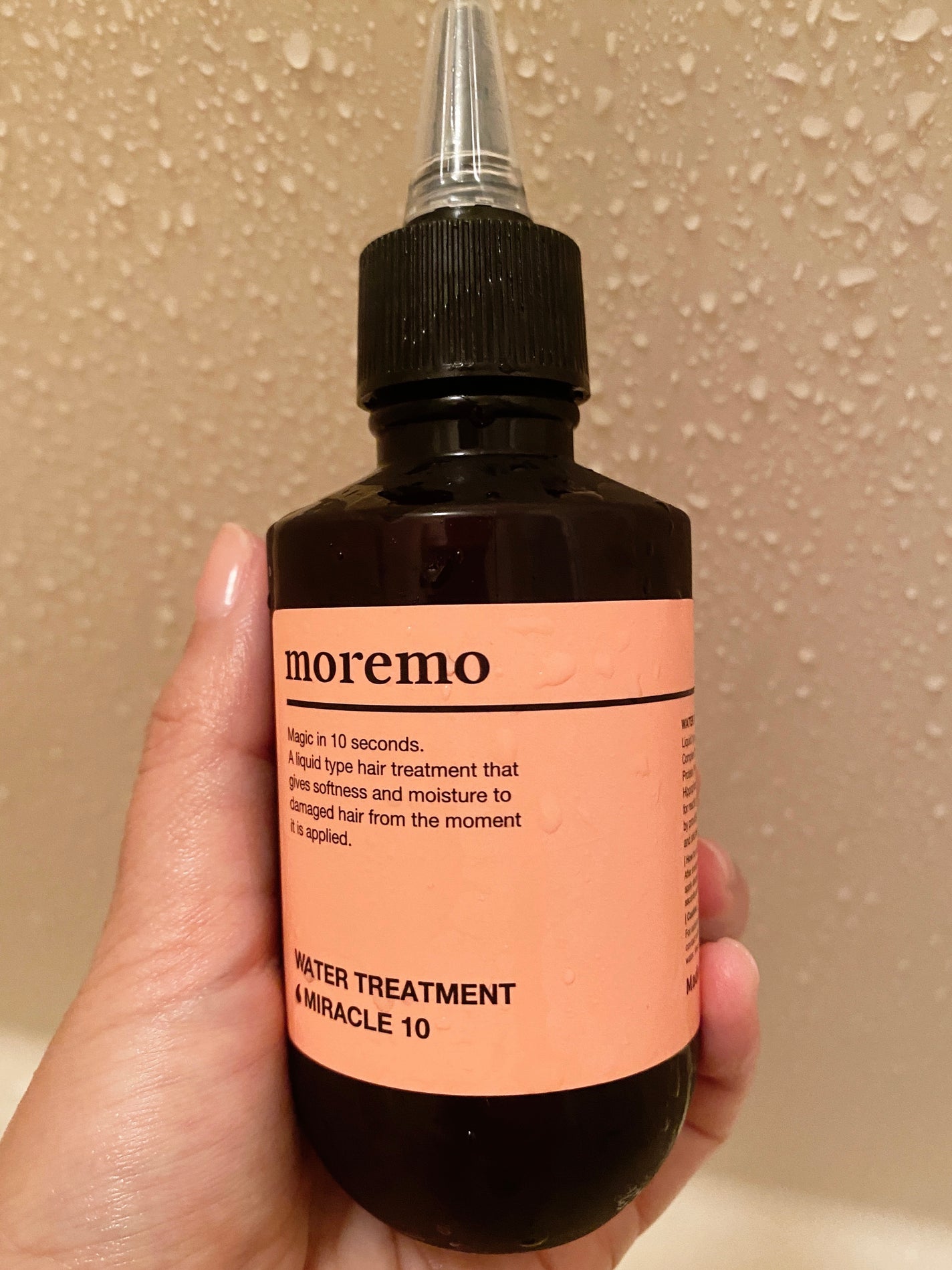 ウォータートリートメントミラクル10/moremo/洗い流すヘアトリートメントを使ったクチコミ(1枚目)