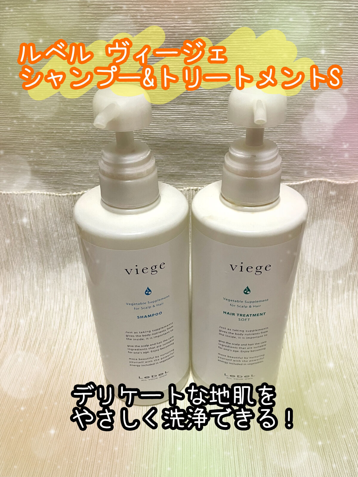 試してみた】LebeL ヴィージェ ヘアトリートメント Sの効果・髪質別の