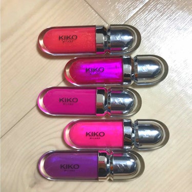 KIKO 3D hydra lipglossのクチコミ「
イタリア🇮🇹土産の
KIKO MIRANO
3D HYDRA LIPGLOSS
11、23、.....」（1枚目）