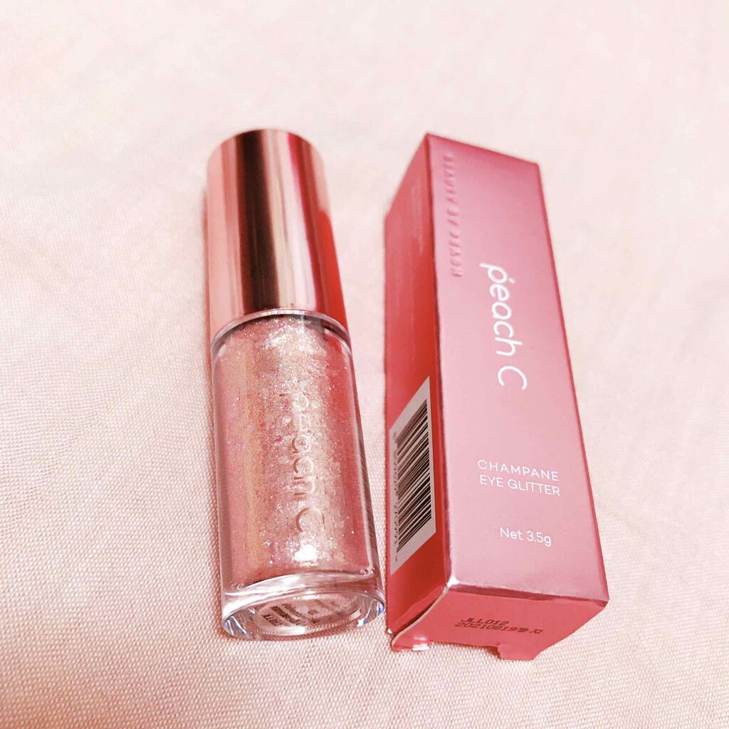 シャンパンアイグリッター/Peach C/グリッターを使ったクチコミ（2枚目）