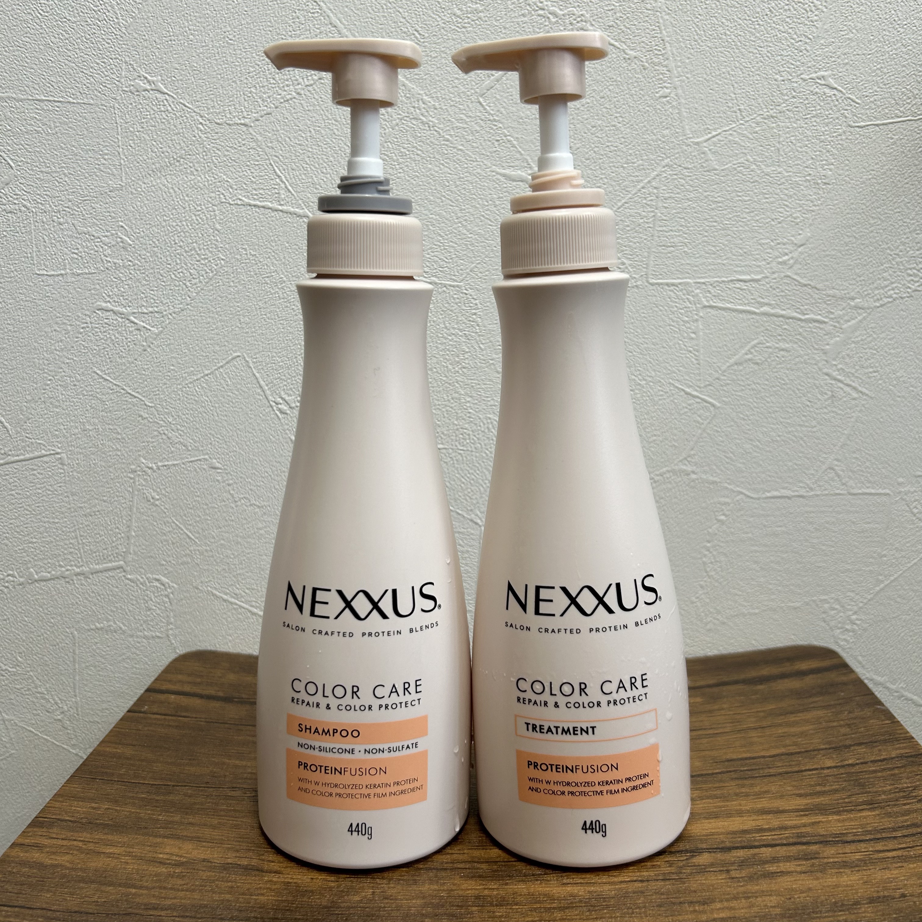 ネクサス リペア＆カラープロテクト シャンプー／トリートメント シャンプー本体 440g/NEXXUS(ネクサス)/市販シャンプーを使ったクチコミ（1枚目）