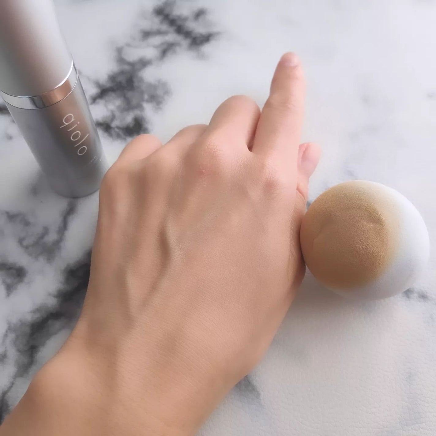 スキンセラムファンデーション/qiolo/リキッドファンデーションを使ったクチコミ(6枚目)