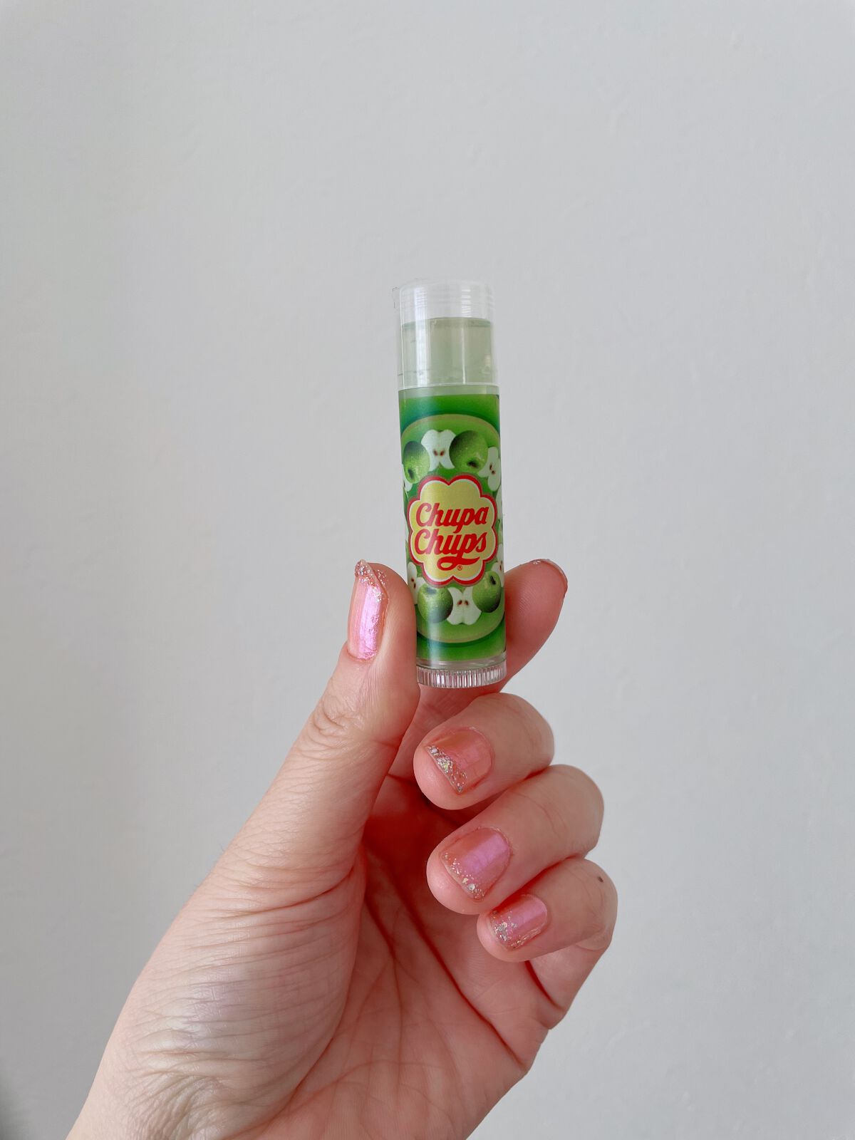 デリシャスリップクリーム Chupa Chups（チュッパチャプス） アップルの香り/デリシャスリップクリーム/リップクリームを使ったクチコミ（1枚目）