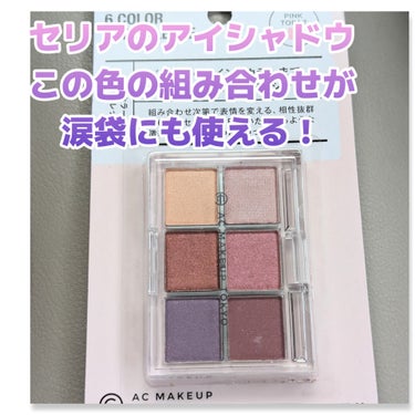 AC 6アイカラーパレット/AC MAKEUP/アイシャドウパレットを使ったクチコミ（1枚目）