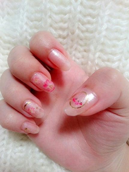 しずくネイルシール/キャンドゥ/ネイルシールを使ったクチコミ(1枚目)