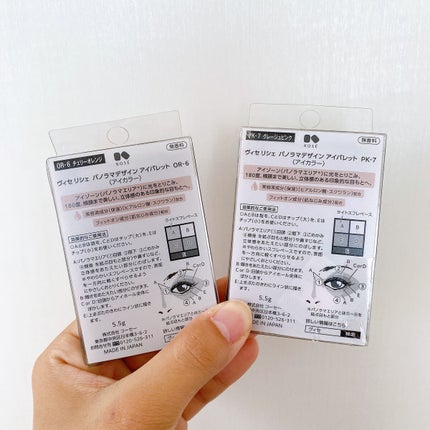 パノラマデザイン アイパレット/Visée/アイシャドウパレットを使ったクチコミ(4枚目)