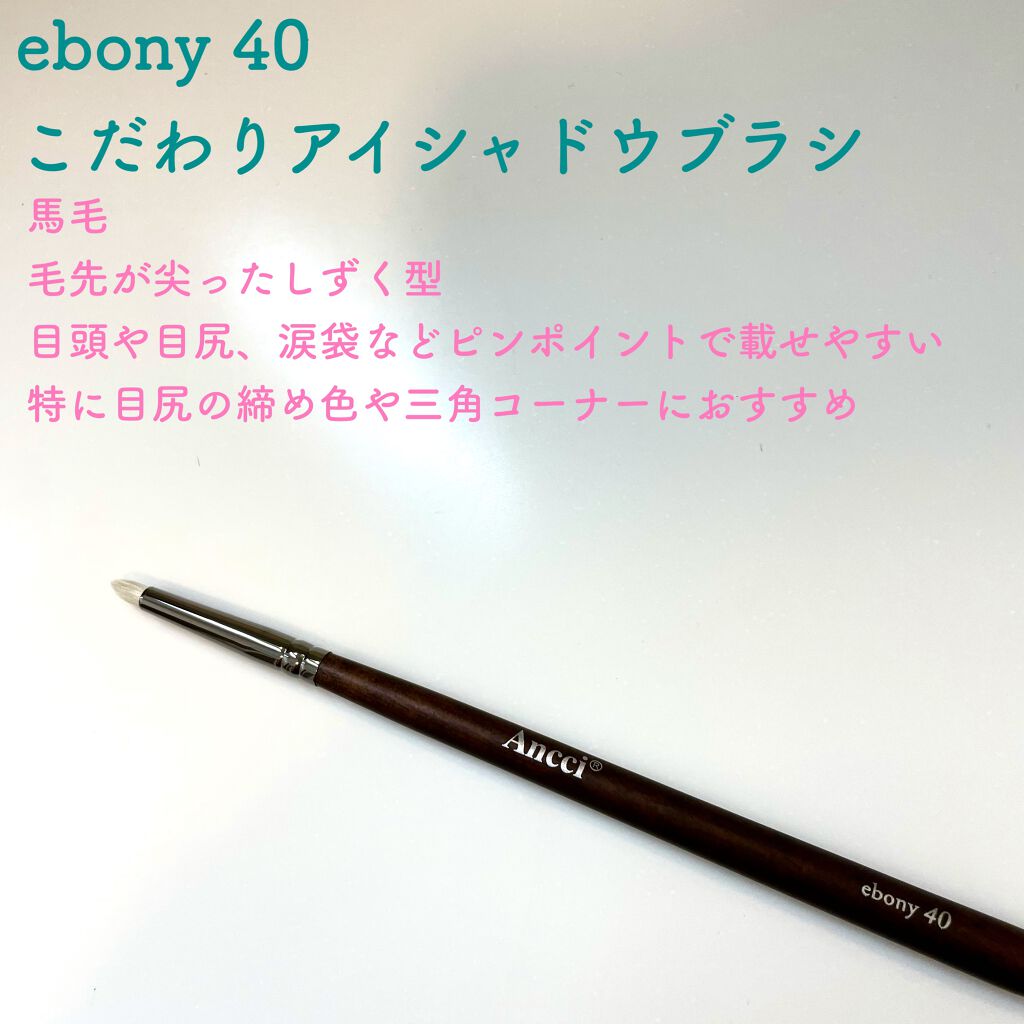 Ebony 24/Ancci brush/メイクブラシを使ったクチコミ(7枚目)
